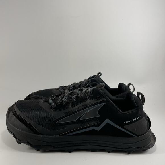Altra Lone Peak 6 Trail Running Shoes Womens Size 9 Black Athletic Sneakers - Picture 4 of 9